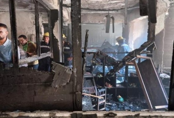 مصرع وإصابة العشرات بحريق داخل كنيسة في القاهرة