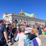 مسيرة تضامنية مع شعبنا في العاصمة البولندية وارسو