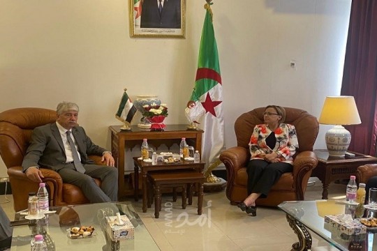 مجدلاني يبحث مع وزيرة التضامن الوطني الجزائرية التعاون المشترك في المجال الاجتماعي