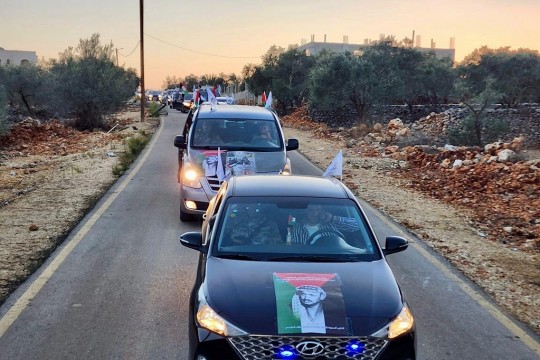 سلفيت: مسيرة مركبات إحياء للذكرى الـ 18 لاستشهاد الرئيس ياسر عرفات