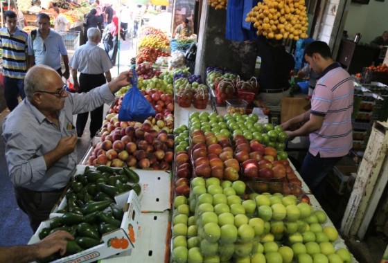 "الإحصاء": ارتفاع أسعار المنتج في فلسطين الشهر الماضي