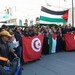 مسيرات في تونس تضامنا في مع الشعب الفلسطيني