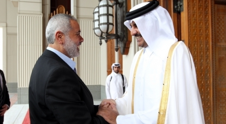 هنيّة وأمير قطر يبحثان جهود التوصل إلى اتفاق لوقف الحرب على غزة