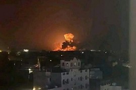 غارات أميركية وبريطانية على العاصمة اليمنية صنعاء