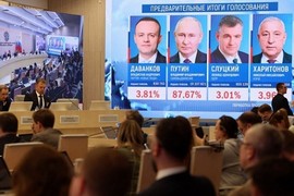 الانتخابات في روسيا: بوتين يحصد 87,97% من الأصوات وفق النتائج الأوليّة