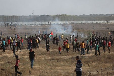 إصابات خلال قمع الاحتلال مسيرات سلمية شرق غزة
