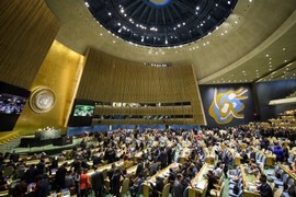 الجمعية العامة للأمم المتحدة تعقد جلسة حول الشرق الأوسط والقضية الفلسطينية