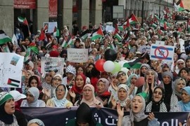 تظاهرات في عواصم ومدن حول العالم تنديدا بالعدوان على قطاع غزة