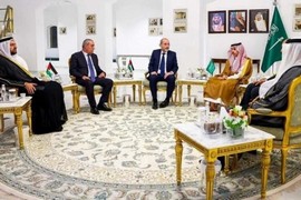 الرياض.. اجتماع عربي سداسي يطالب بوقف فوري لإطلاق النار بغزة
