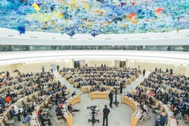 مجلس حقوق الإنسان ينظر الجمعة في الدعوة إلى حظر الأسلحة على إسرائيل