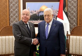 الرئيس يستقبل ضيف فلسطين وزير خارجية البرازيل ومؤسسة ياسر عرفات تكرم الرئيس دا سيلفا