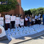 جمعية المرأة الفلسطينية في "هلنسبوري" تنظم وقفة حداد لأرواح شهداء غزة