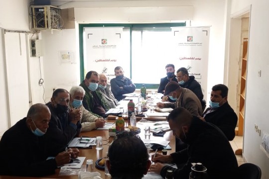 مكتب رام الله في لجنة الانتخابات يلتقي ممثلي الفصائل