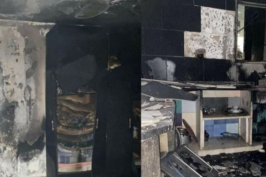 مصرع مسن وإصابة ثلاثة من أسرته في حريق منزلهم بقرية عصيرة القبلية جنوب نابلس