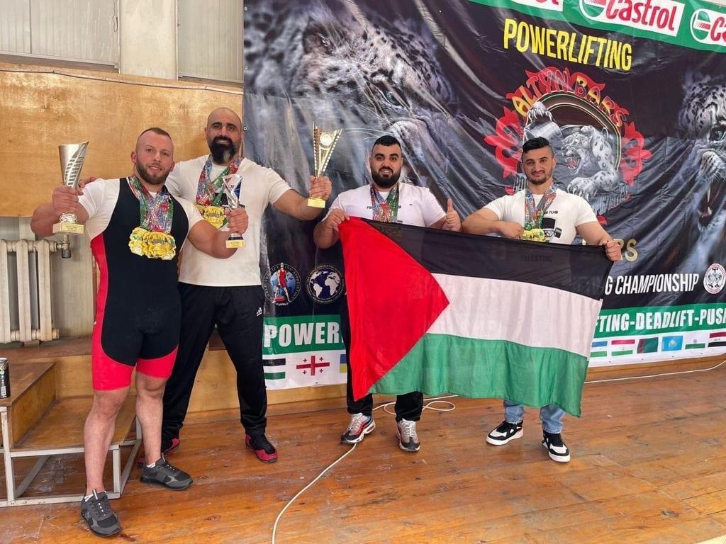 فلسطين تحقق المركز الثالث في بطولة آسيا للقوة البدنية