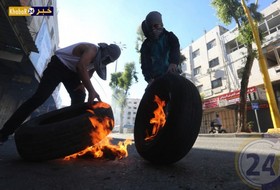 صور من المواجهات في مدينة الخليل