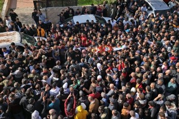 تشييع جثمان الشهيد عدنان زيد إلى مثواه الأخير في قلقيلية