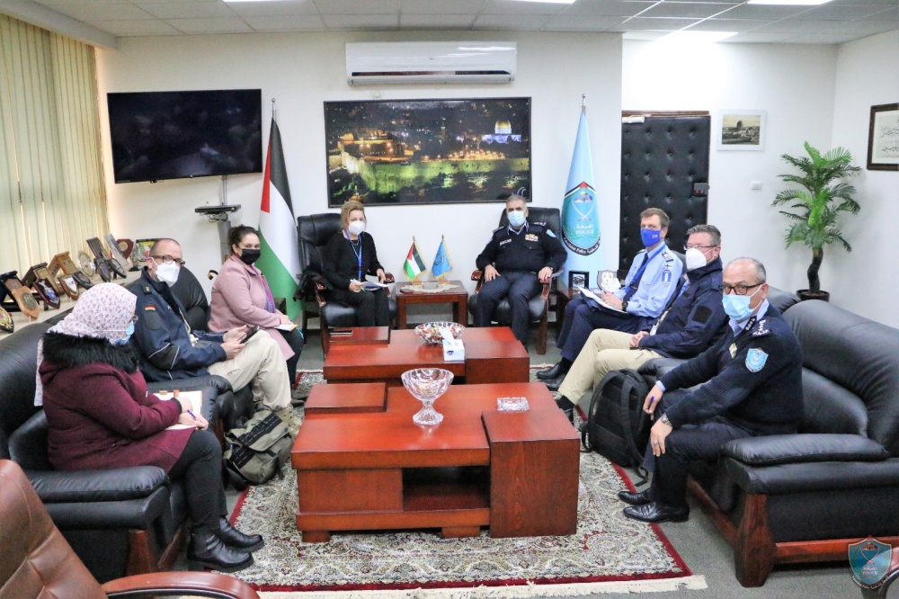 مدير عام الشرطة يجتمع برئيسة بعثة الشرطة الأوروبية في رام الله