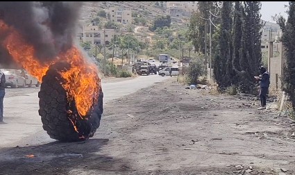 56 اصابة خلال مواجهات مع الاحتلال في بيتا وبيت دجن بمحافظة نابلس