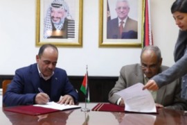 وزارة الاقتصاد الوطني و القنصلية البريطانية العامة توقعان اتفاقية لدعم تطوير التجارة وتعزيز دور القطاع الخاص في الأراضي الفلسطينية المحتلة