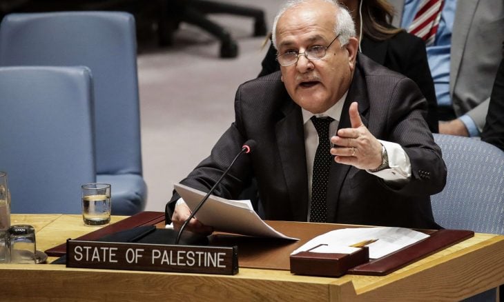 منصور يجدد الدعوة لتوفير الحماية الدولية للشعب الفلسطيني ومساءلة الاحتلال عن جرائم الحرب