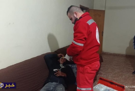 اصابة شاب جراء اعتداء قوات الاحتلال عليه شرق بيت لحم
