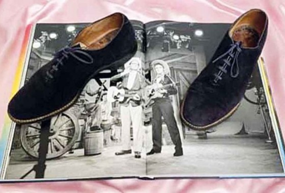 بيع حذاء أسطورة الروك إلفيس بريسلي بمبلغ "لا يصدق".