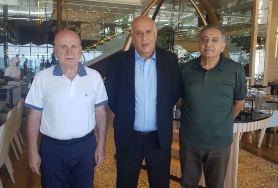 الرجوب يبحث مع رئيس الاتحاد اللبناني لكرة القدم تعزيز التعاون
