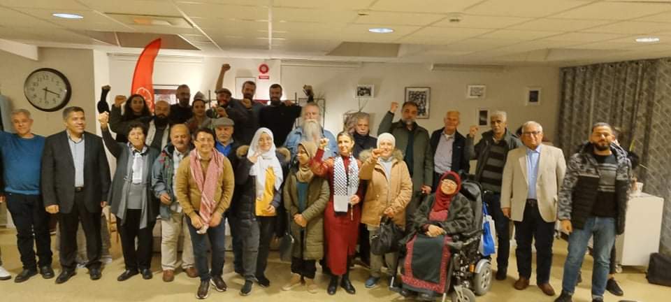 المجموعة العربية في حزب اليسار السويدي تنظم في مدينة مالمو مهرجاناً تضامنياً مع الشعب الفلسطيني