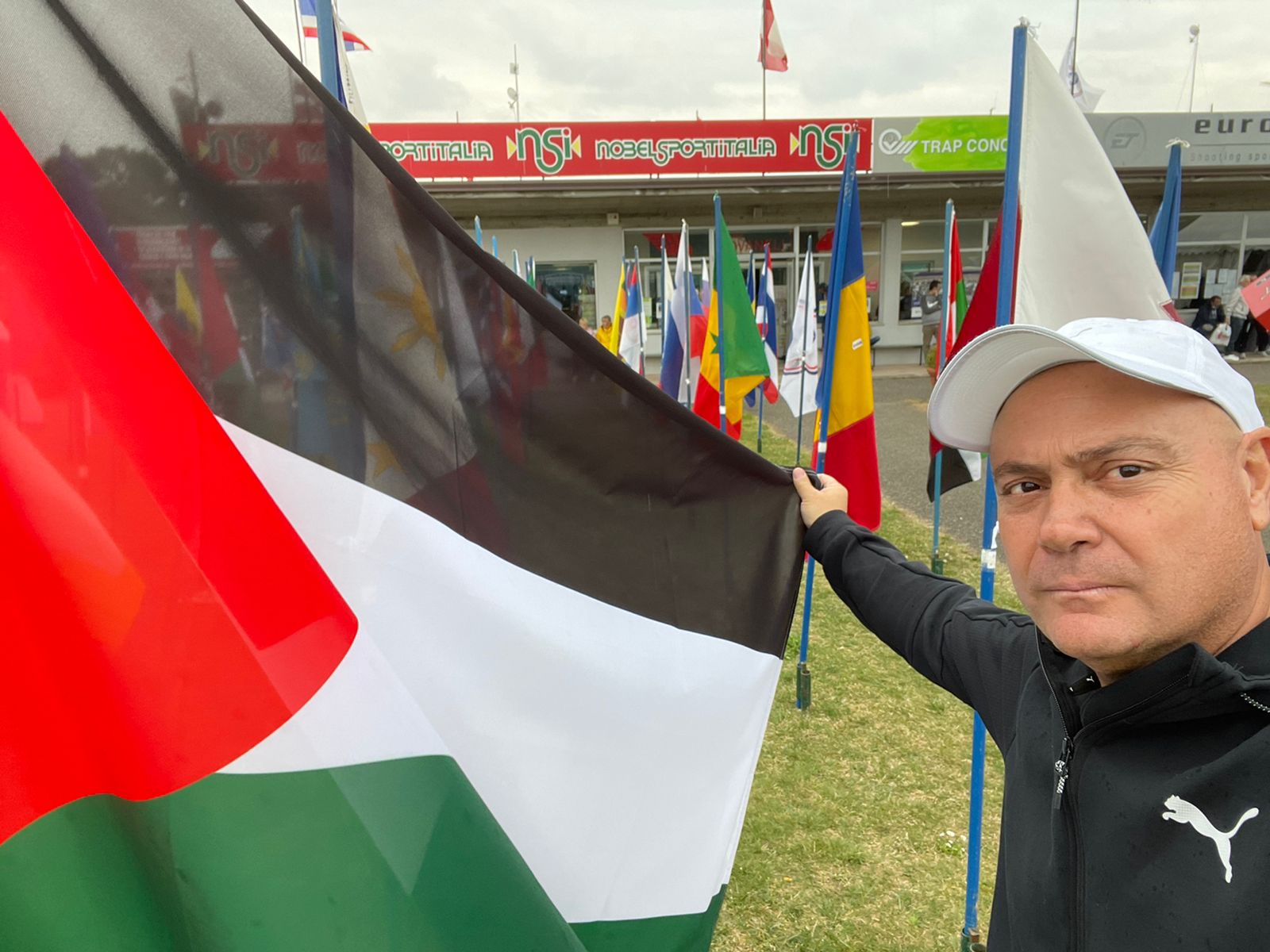الفلسطيني مارسيلو أبو جراد ي يحرز برونزية رماية السكيت في تشيلي