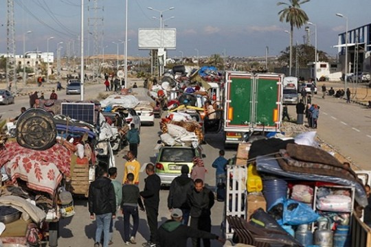 الاحتلال يصدر بياناً جديداً بشأن عودة النازحين إلى شمال غزة