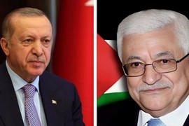 الرئيسان عباس واردوغان يتباحثان في آخر المستجدات على الساحة الفلسطينية