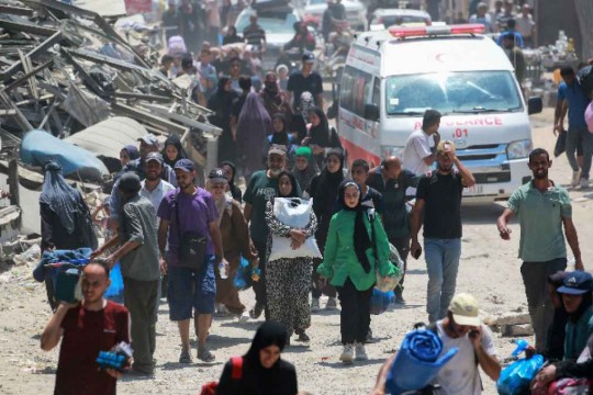 الأمم المتحدة تؤكد نزوح أكثر من 180 ألف فلسطيني بخانيونس في غزة.