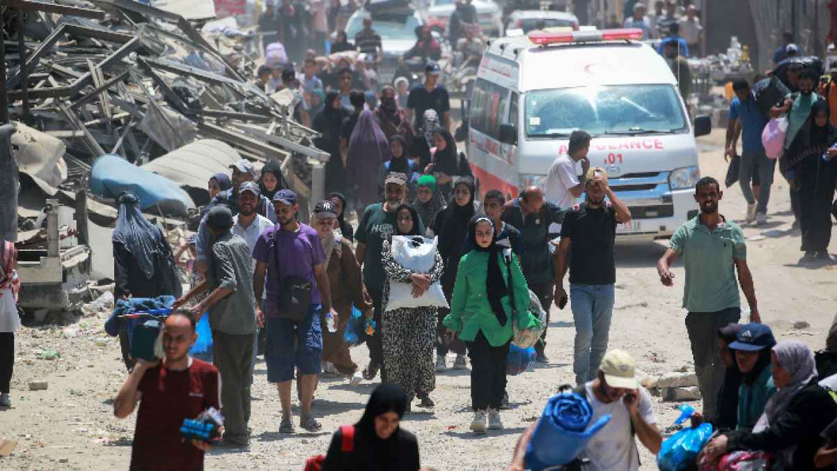 الأمم المتحدة تؤكد نزوح أكثر من 180 ألف فلسطيني بخانيونس في غزة.