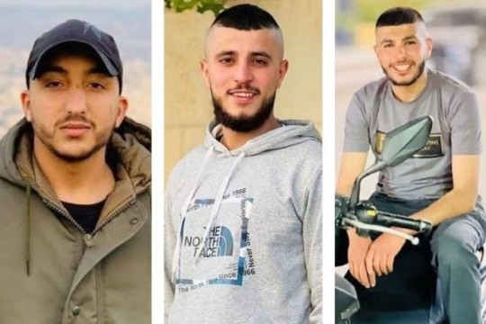 جماهير غفيرة تشيع 3 شهداء ارتقوا برصاص الاحتلال في جنين ومخيمها